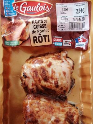 Hauts de cuisse de poulet rôti