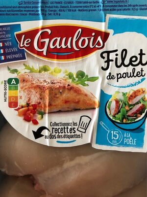 Filet de Poulet front packaging