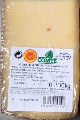 Comté AOP 24 mois minimul