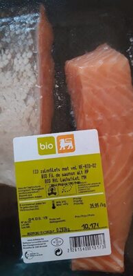 Bio fil de saumon front packaging