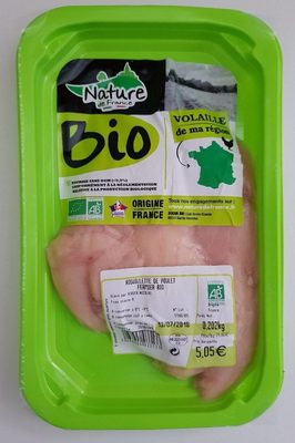 Aiguillette de poulet fermier bio