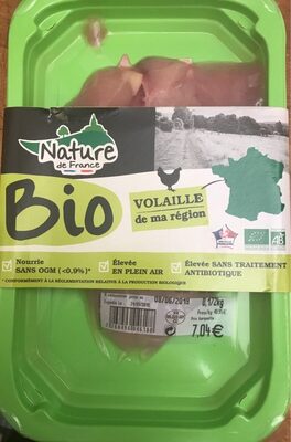 Aiguillette de poulet front packaging