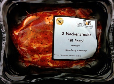 2 Nackensteaks "El Paso"