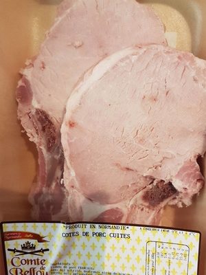 Côtes de porc cuites