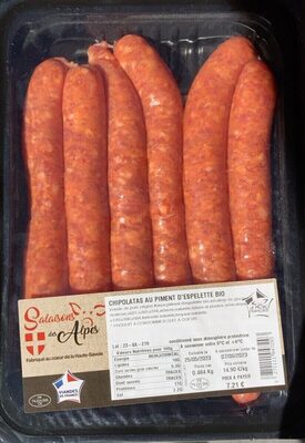 Chipolatas au piment d’espelette bio