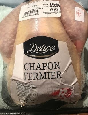 Chapon fermier front packaging