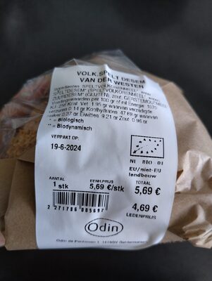 volkoren spelt desembrood