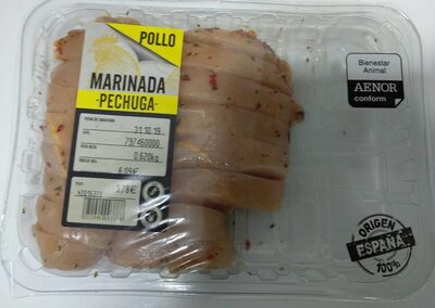Pechuga de pollo marinada