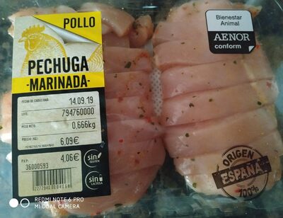 Pechuga marinada