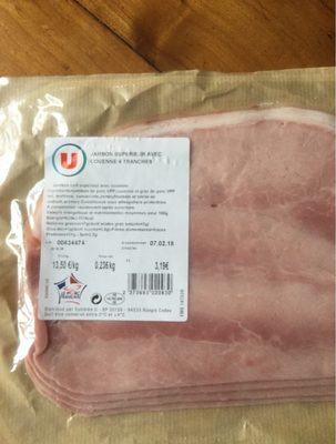 Jambon superieur avec couenne