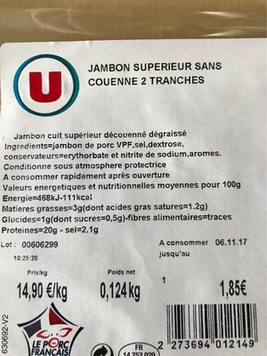 Jambon superieur
