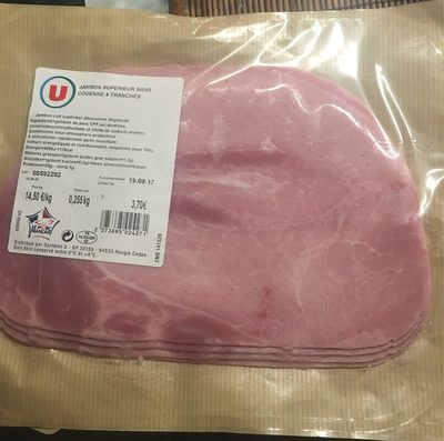 Jambon supérieur sans couenne