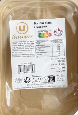 Boudin blanc à l’ancienne