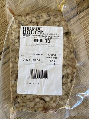 pâté du chef