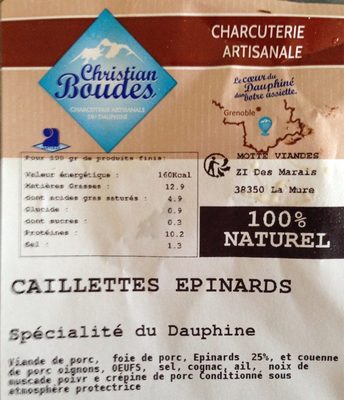 Caillettes Epinarrds