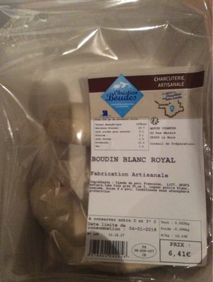 Boudin blanc royal