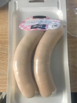 Boudin blanc nature x2