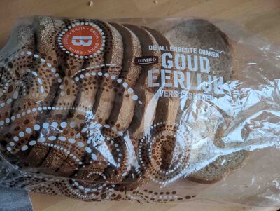 Goudeerlijk schote meergranen bruin front packaging