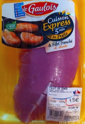 Le filet tranché de dinde