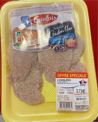 L’escalope cordon bleu front packaging