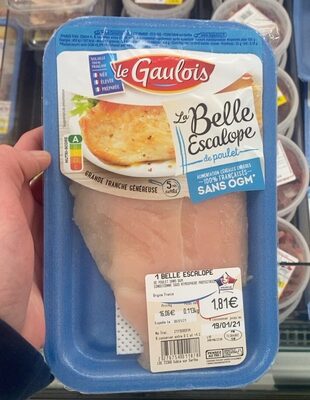 Escalope de poulet sans OGM