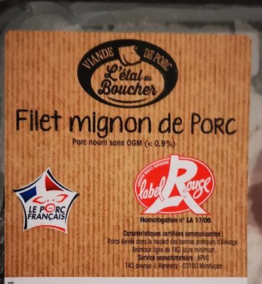 Filet mignon de porc