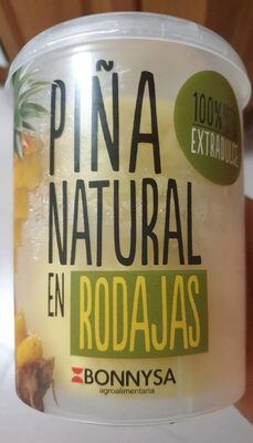 Piña natural en rodajas Bonnysa