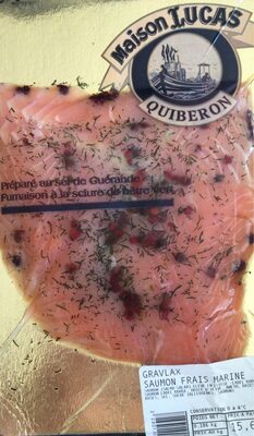Saumon frais marine gravlax