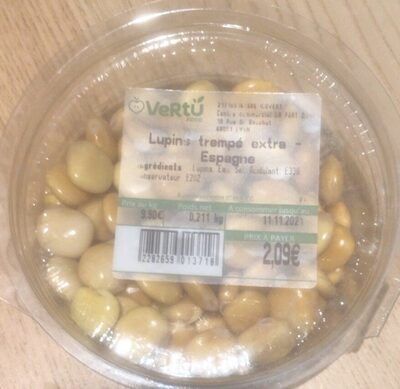 Lupins trempé extra