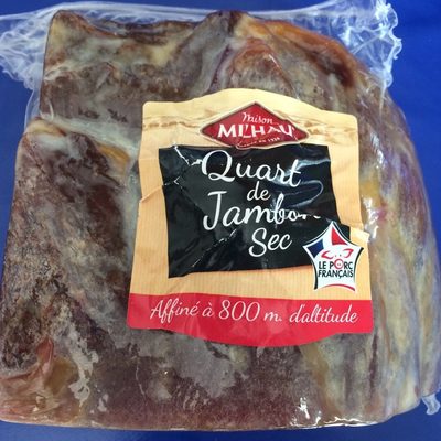 Quart de jambon sec front packaging