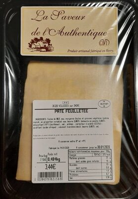 Pâte feuilletée
