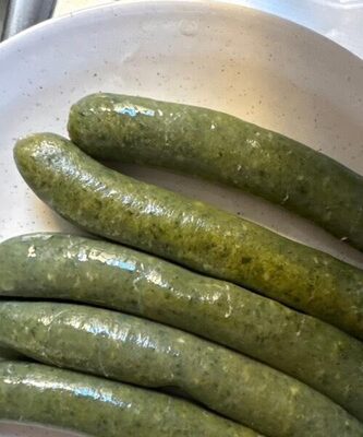 Salchichas de pollo espinacas