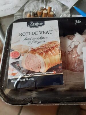 Rôti de veau farci figue foie gras