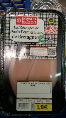 Découpes de poulet fermier blanc de Bretagne