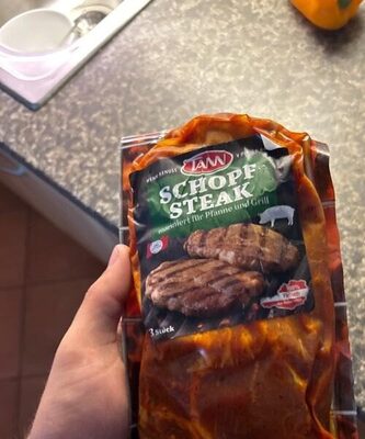Schopfsteak front packaging