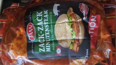 Minutensteaks front packaging