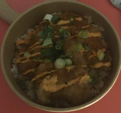 Chicken Karaage Donburi front packaging