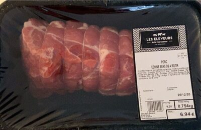 Echine de porc sans os à rotir