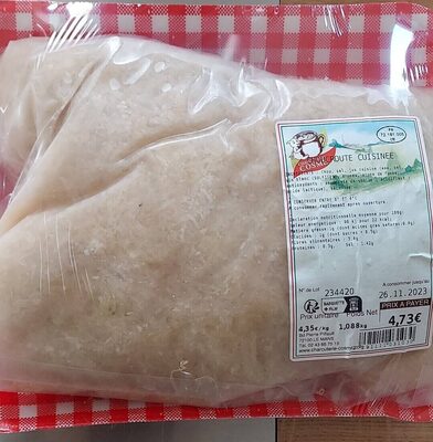 Choucroute cuisinée front packaging