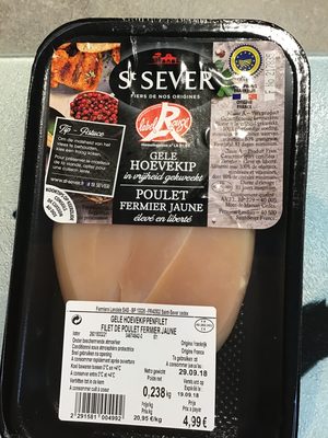 Poulet fermier jaune front packaging