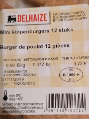 Burger de poulet