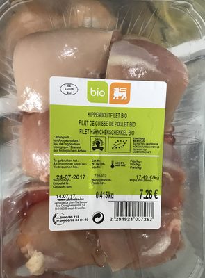 File de cuisse de poulet bio