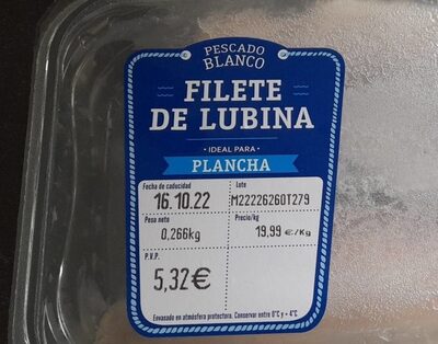 Filete de lubina
