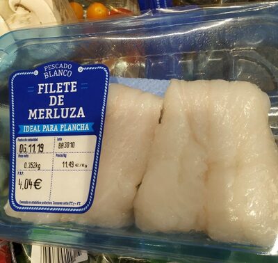 Merluza filete plancha