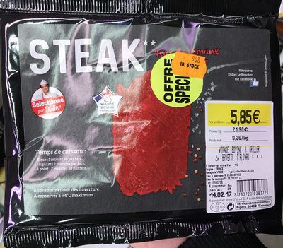 Bavette d'aloyau x2 front packaging