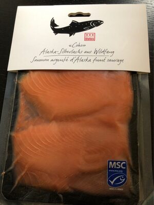 Saumon argenté d'Alaska fumé sauvage