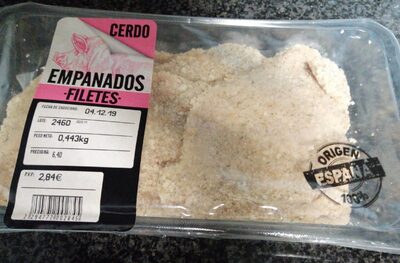 Filetes empanados cerdo