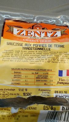 Saucisses aux pommes de terre