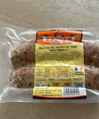 Saucisse aux pommes de terre traditionnelle