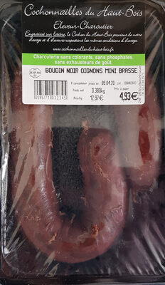 Boudin Noir Oignons Mini-Brasse